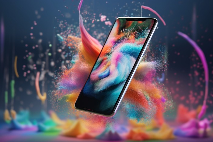 picture of futuristic phone with esim