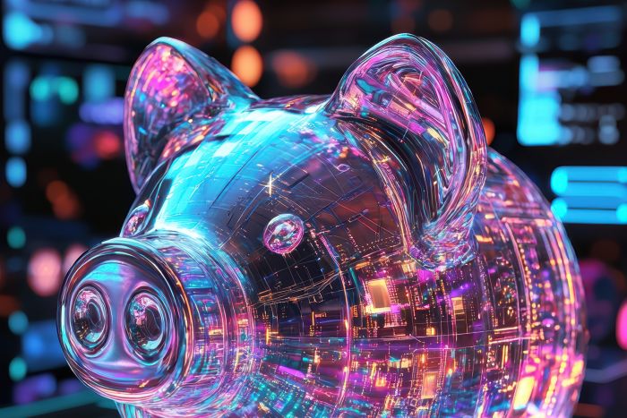 piggy bank for financial decisions