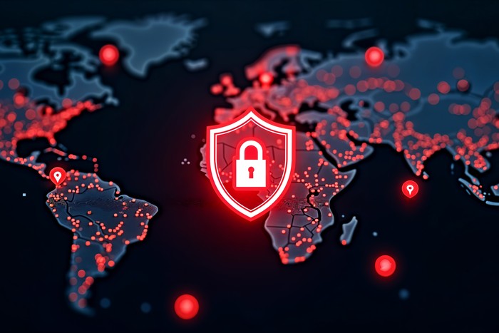 picture of vpn on map
