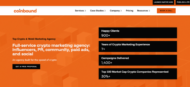 image of coinbound web3 marketing agencies