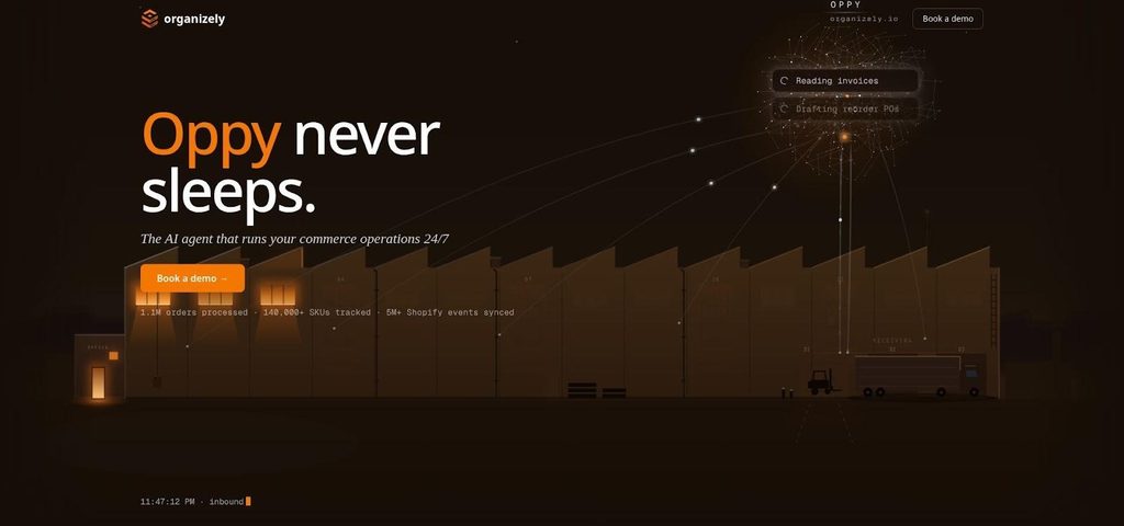 Organizely Oppy AI on-loop purchase order alerts and approvals screenshot