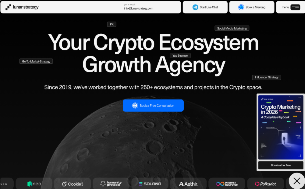 image of lunar strategy web3 marketing agencies