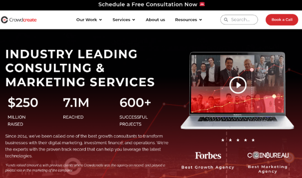 image of crowdcreate web3 marketing agencies