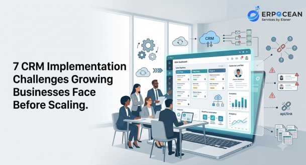 image of people discussing crm implementation