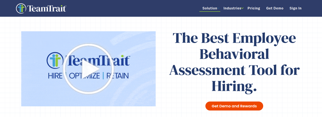 image of teamtrait sales hiring tool