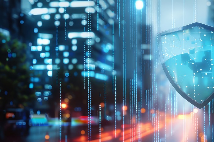 shield displaying it protects for companies