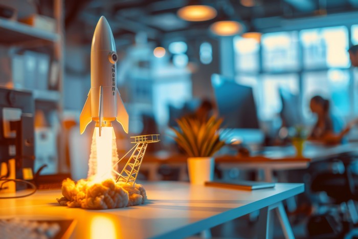 picture of rocket for startups