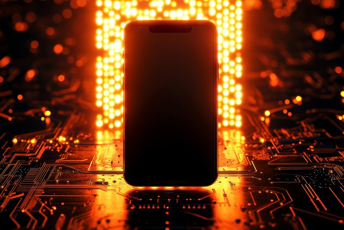 glowing phone using android app