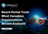 Board Portal Tech: What Canadian Organizations Should Evaluate headline for board portal tech: what canadian organizations should evaluate