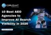 10 Best AEO Agencies to Improve AI Search Visibility in 2026 headline for 10 best aeo agencies to improve ai search