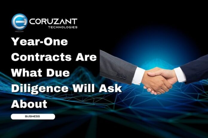 year-one contracts are what due diligence will ask about