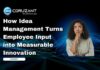 How Idea Management Turns Employee Input into Measurable Innovation headline for how idea management turns employees into measurable innovation