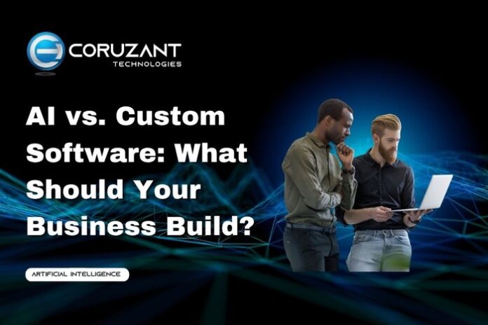 headline for ai vs. custom software: what should your business build