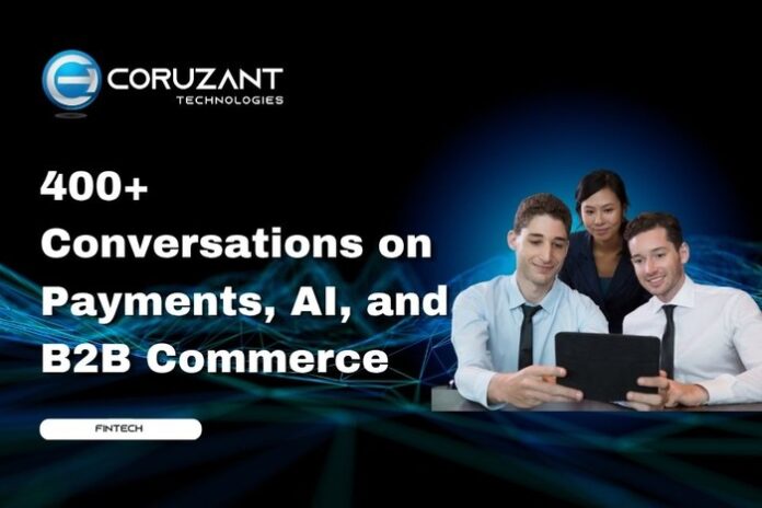 headline for 400+ conversations on payments, ai, and b2b commerce