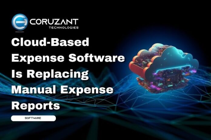 headline for cloud-based expense software is replacing manual expense reports