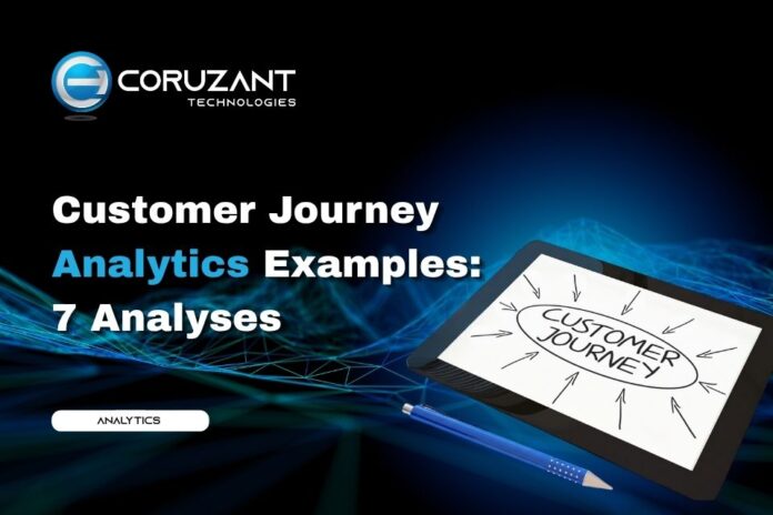 tablet showing customer journey