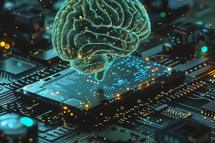 brain working with ai software