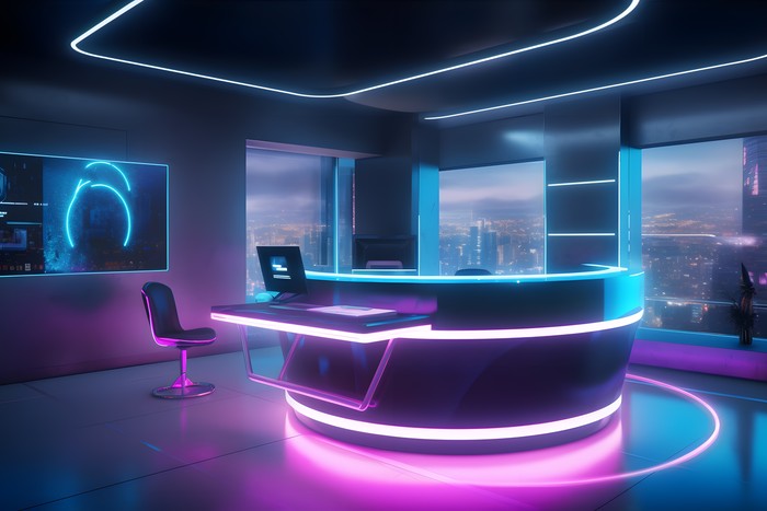 nice looking virtual front desk