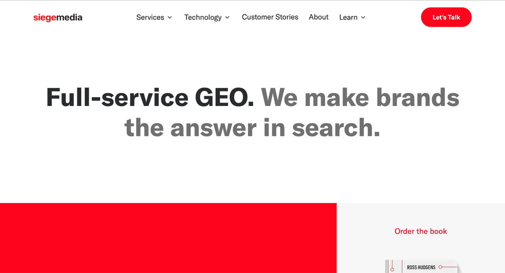 ai search with siege media