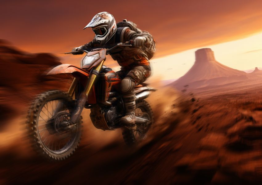 terrain-aware futuristic off-road electric bike