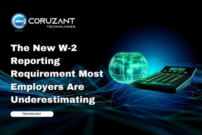 headline for The New W-2 Reporting Requirement Most Employers Are Underestimating