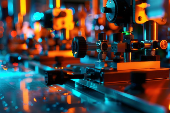 equipment and technology in manufacturing plant
