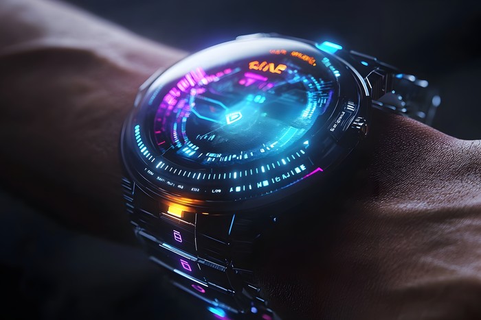 futuristick mockup of Galaxy Watch sleep apnea technology