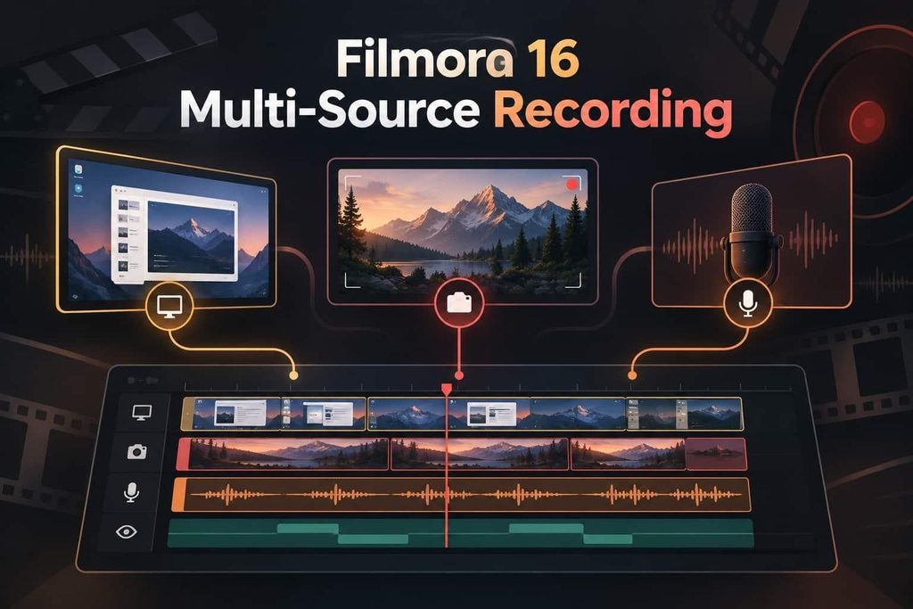 filmora 16 multi source recording
