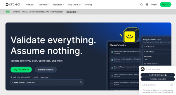CI/CD company circleCI