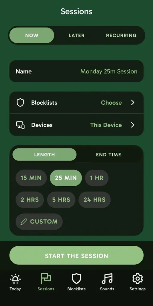 app that helps with focused work: freedom