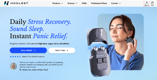 vagus nerve stimulation by hoolest verelief