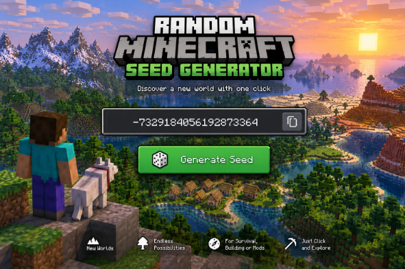 image of random Minecraft seed generator
