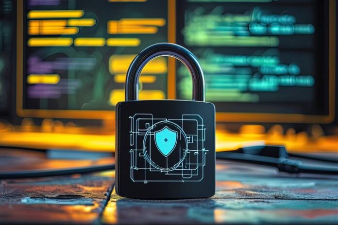 secure-cyber-security-service-lock-2026 a lock with a digital background representing the PHP2Shell vulnerability